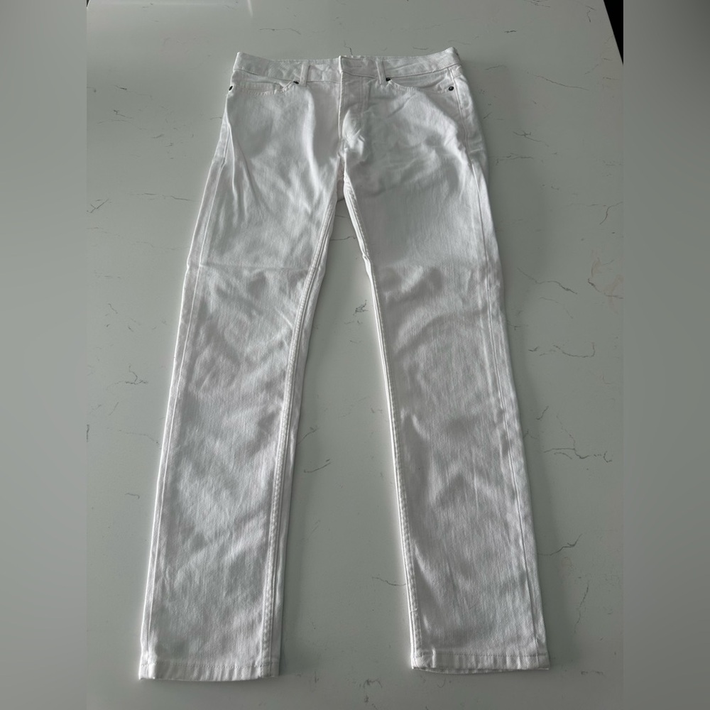 Topman Slim Fit White Jeans for Men